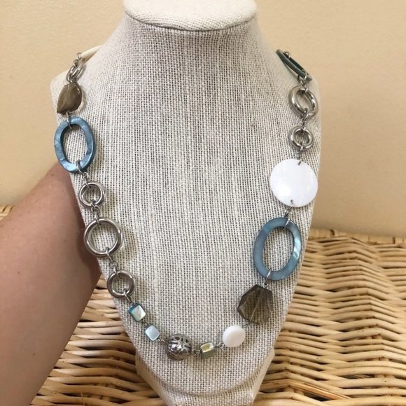 Lia Sophia Jewelry - Lia Sophia Mixed Beads and Links Long Necklace